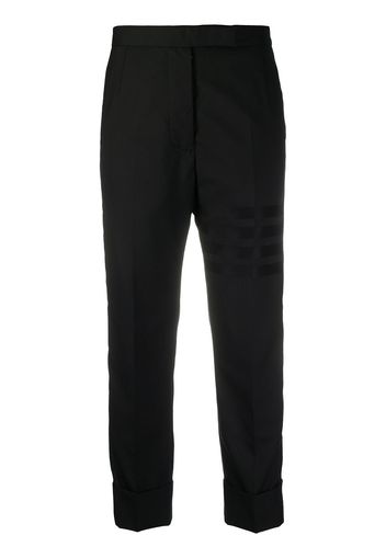 Thom Browne Pantaloni crop sartoriali - Nero