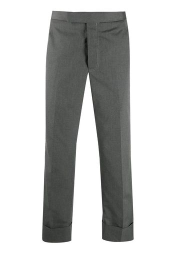 Thom Browne Pantaloni sartoriali crop - Grigio