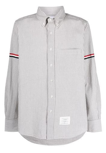 Thom Browne Camicia a righe - Grigio