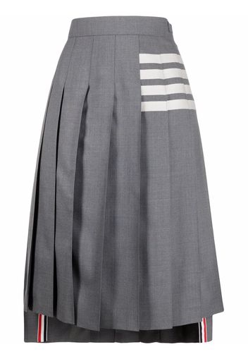 Thom Browne pleated kilt skirt - Grigio