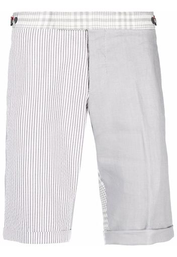 Thom Browne Shorts skinny a vita bassa - Grigio