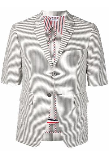 Thom Browne Blazer a righe - Grigio