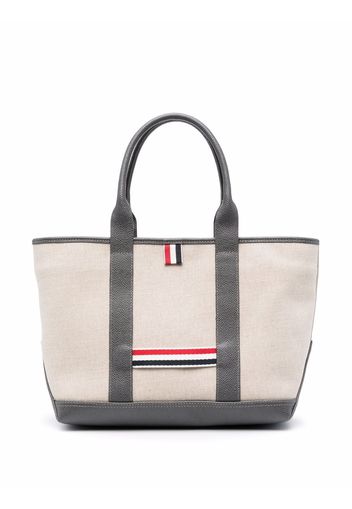 Thom Browne Borsa tote piccola - Toni neutri