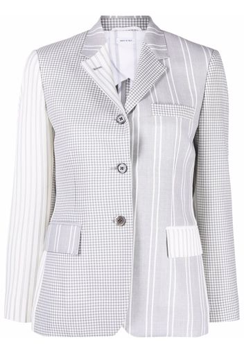 Thom Browne Blazer con motivo mix - Grigio