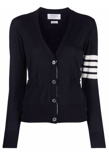 Thom Browne 4-Bar merino wool cardigan - Nero