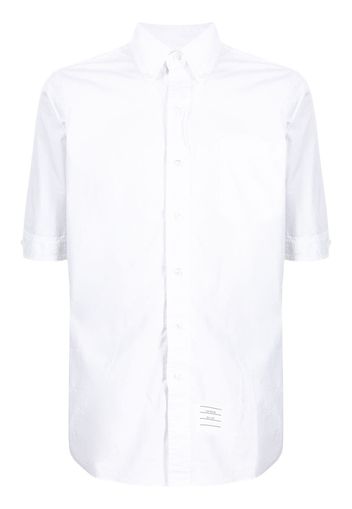 Thom Browne Camicia con banda RWB - Bianco