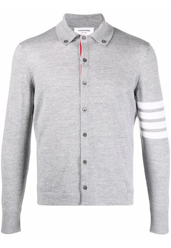 Thom Browne 4-Bar knitted cardigan - Grigio