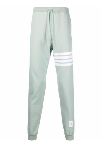 Thom Browne Pantaloni sportivi con dettaglio a righe - Verde