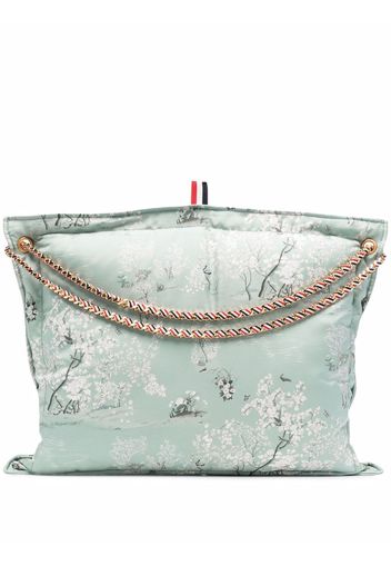 Thom Browne Clutch Pillow a fiori - Verde