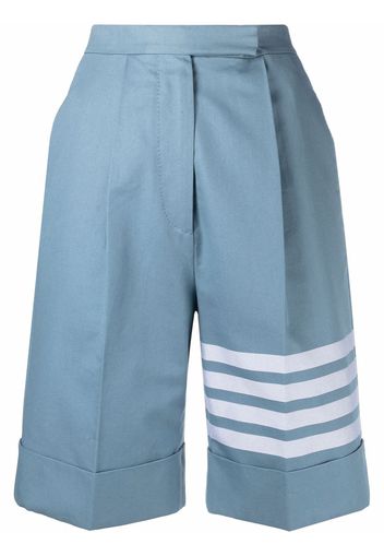 Thom Browne Shorts sartoriali con righe - Blu