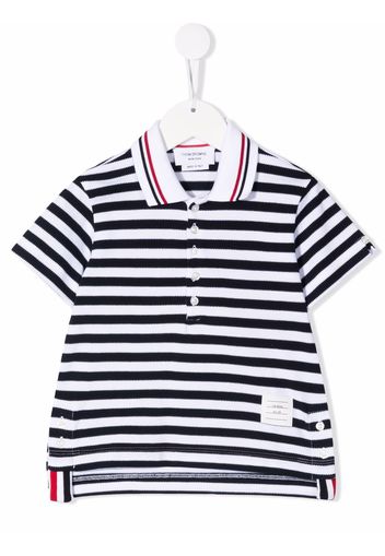 Thom Browne Polo Sailor Stripe - Blu