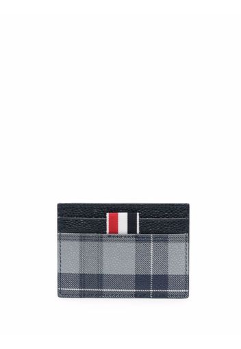 Thom Browne Portacarte tartan - Grigio