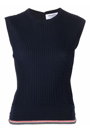 Thom Browne Top a coste - Blu