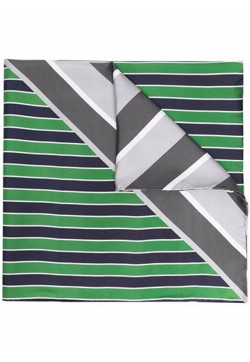 Thom Browne Foulard a righe - Verde