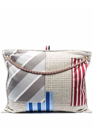 Thom Browne Clutch patchwork - Grigio