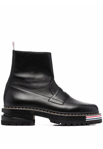 Thom Browne Stivaletti penny - Nero