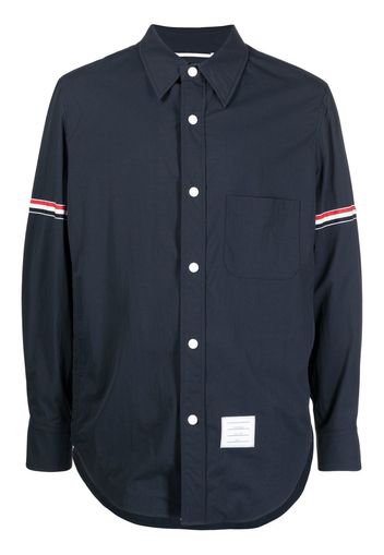 Thom Browne Camicia con logo - Blu