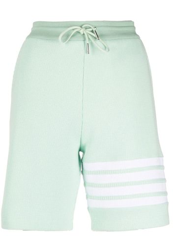 Thom Browne Shorts con dettaglio a righe - Verde