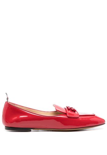 Thom Browne Mocassini con fiocco - Rosso