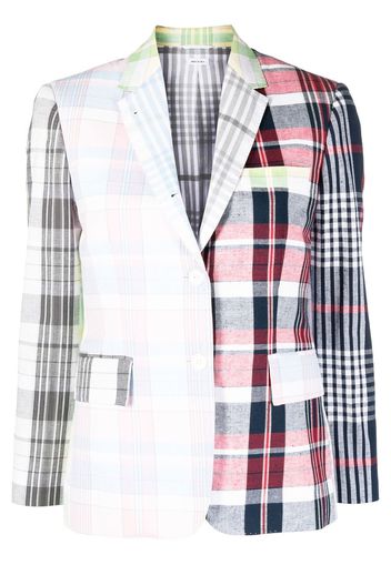 Thom Browne Blazer a quadri - Rosa