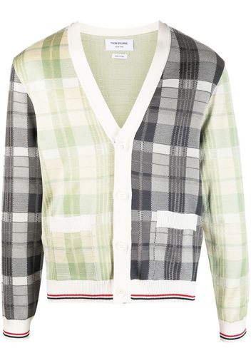 Thom Browne checked cardigan - 996 SEASONAL MULTI