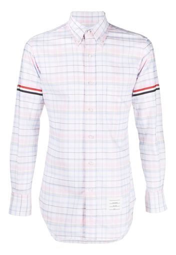 Thom Browne Camicia a quadri - Rosa