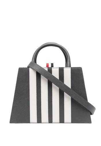 Thom Browne Borsa tote con applicazione - Grigio