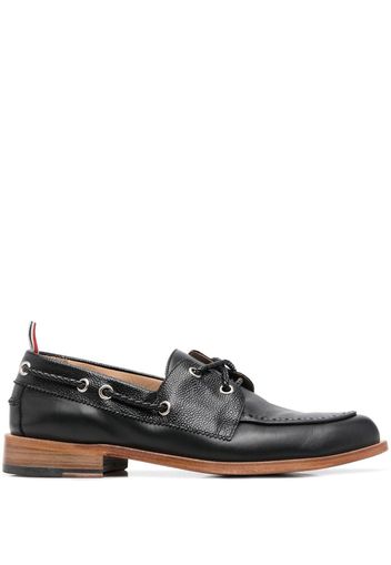 Thom Browne Stringate con bordo in grosgrain - Nero