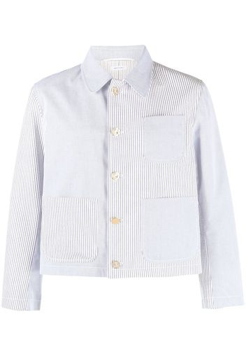 Thom Browne Funmix striped golf jacket - Blu