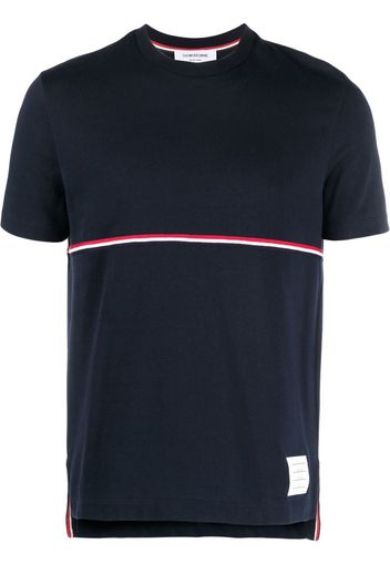 Thom Browne RWB stripe T-shirt - Blu