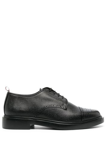 Thom Browne almond-toe Derby shoes - Nero