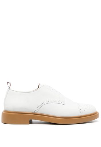 Thom Browne cap-top Derby shoes - Bianco