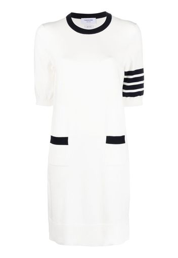 Thom Browne Hector-motif minidress - Bianco