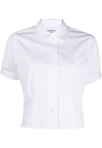 Thom Browne Camicia crop - 100 WHITE