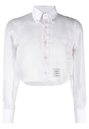 Thom Browne Camicia crop - Bianco