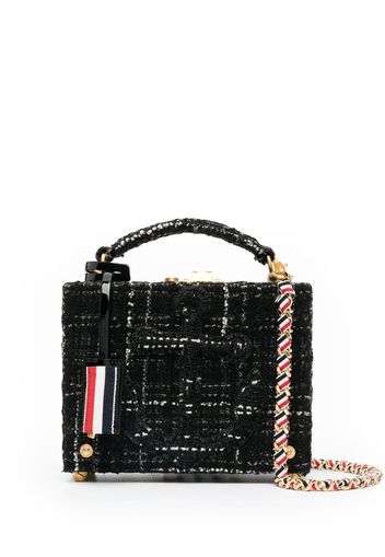 Thom Browne Borsa tote mini - Nero