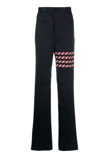 Thom Browne 4 Bar stripe straight-leg trousers - Blu