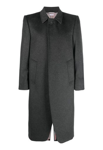 Thom Browne Cappotto monopetto taglio dritto - Grigio