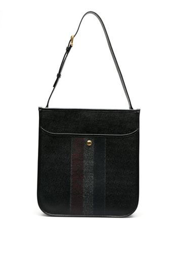 Thom Browne Borsa messenger Snap RWB - Nero