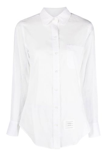 Thom Browne Camicia con colletto arrotondato - Bianco