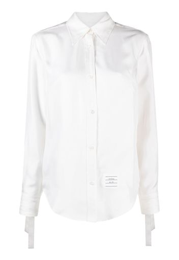 Thom Browne Camicia con dettaglio polsini - Bianco