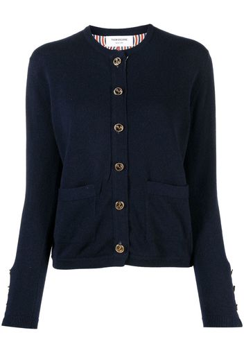 Thom Browne Cardigan girocollo - Blu