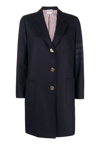 Thom Browne Cappotto monopetto Engineered - Blu