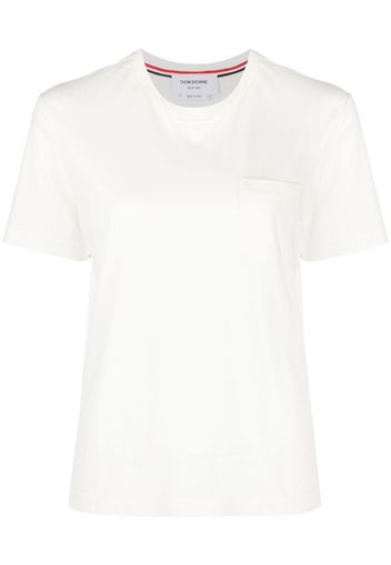 Thom Browne T-shirt con applicazione - Bianco