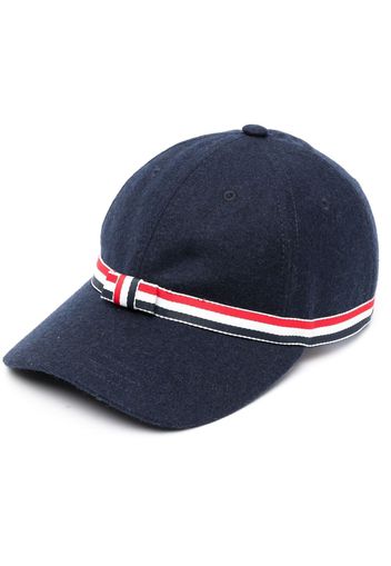 Thom Browne Cappello da baseball con dettaglio a 4 righe - Blu