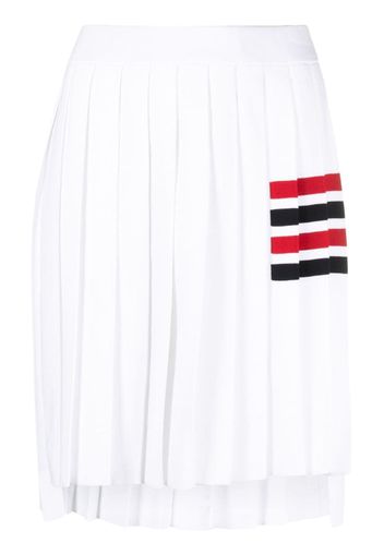 Thom Browne 4-Bar pleated skirt - Bianco