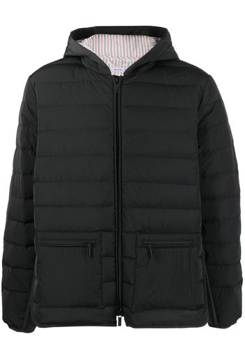 Thom Browne 4-Bar stripe padded jacket - Grigio