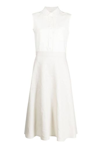 Thom Browne Abito midi svasato - Bianco