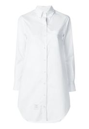 elongated button-down shirt