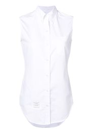 Thom Browne Camicia smanicata - Bianco